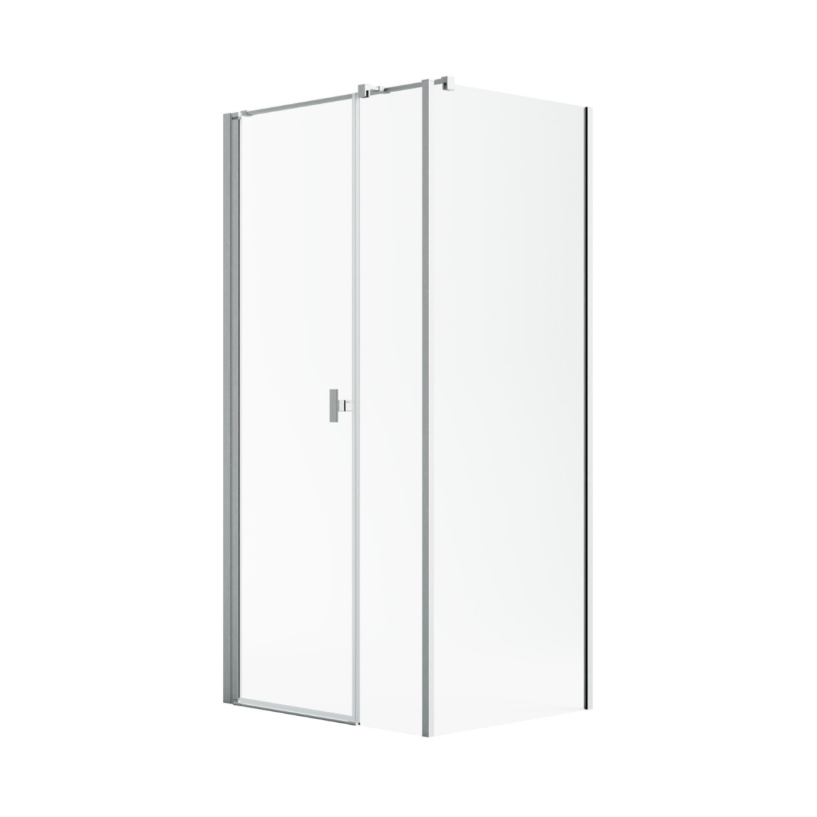 Radaway Nes Brushed Nickel KDS I kampinė dušo kabina, skaidrus stiklas 1