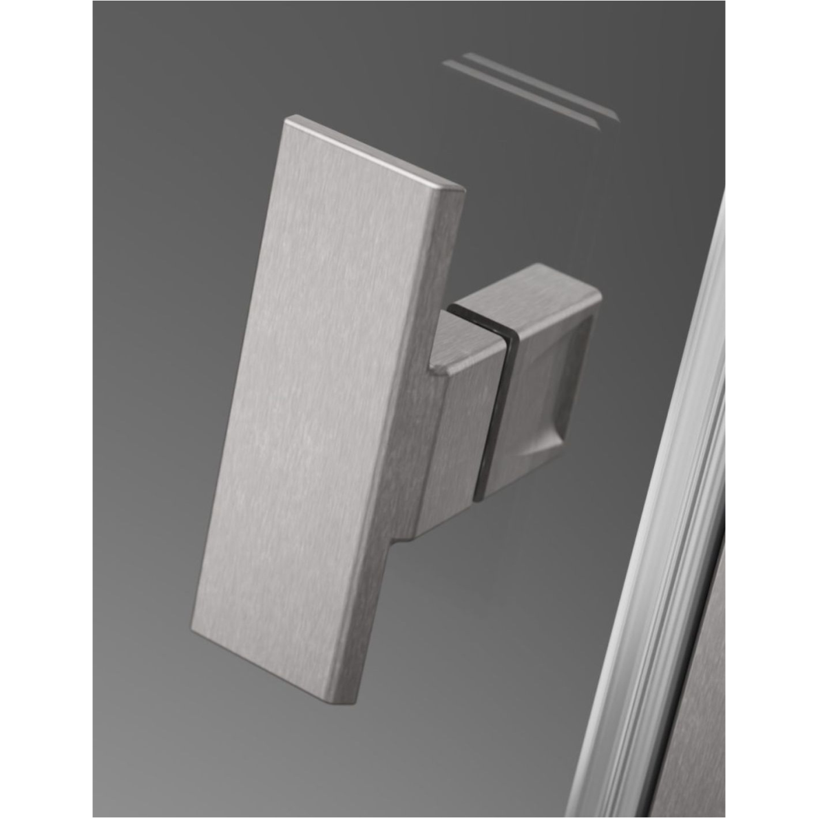 Radaway Nes Brushed Nickel Walk-in KDD II dušo kabina 4 Radaway Nes Brushed Nickel Walk-in KDD II dušo kabina 4