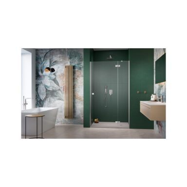 Radaway Essenza 8 Brushed Nickel DWJ dušo durys, skaidrus stiklas Radaway Essenza 8 Brushed Nickel DWJ dušo durys, skaidrus stiklas