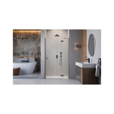 Radaway Essenza Brushed GunMetal DWJ dušo durys, skaidrus stiklas Radaway Essenza Brushed GunMetal DWJ dušo durys, skaidrus stiklas