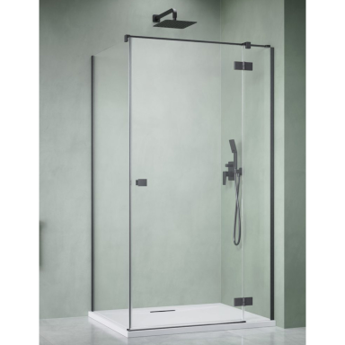 Radaway Essenza Brushed GunMetal KDJ kampinė dušo kabina, skaidrus stiklas Radaway Essenza Brushed GunMetal KDJ kampinė dušo kabina, skaidrus stiklas