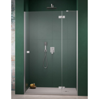 Radaway Essenza Brushed Nickel DWJ dušo durys, skaidrus stiklas Radaway Essenza Brushed Nickel DWJ dušo durys, skaidrus stiklas