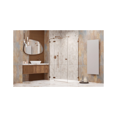 Radaway Essenza Pro Brushed Copper KDJ kampinė dušo kabina, skaidrus stiklas Radaway Essenza Pro Brushed Copper KDJ kampinė dušo kabina, skaidrus stiklas