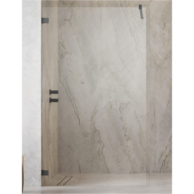 Radaway Essenza Pro Brushed GunMetal Walk-in nejudanti dušo sienelė, skaidrus stiklas Radaway Essenza Pro Brushed GunMetal Walk-in nejudanti dušo sienelė, skaidrus stiklas