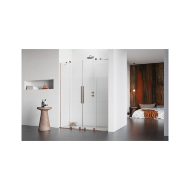 Radaway Furo Brushed Copper DWD dušo durys, skaidrus stiklas Radaway Furo Brushed Copper DWD dušo durys, skaidrus stiklas