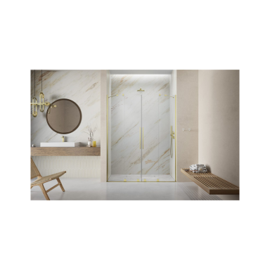 Radaway Furo Brushed Gold DWD dušo durys, skaidrus stiklas Radaway Furo Brushed Gold DWD dušo durys, skaidrus stiklas