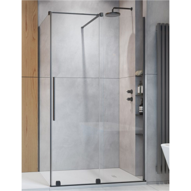 Radaway Furo Brushed GunMetal KDJ kampinė dušo kabina, skaidrus stiklas Radaway Furo Brushed GunMetal KDJ kampinė dušo kabina, skaidrus stiklas