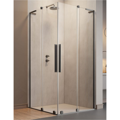 Radaway Furo SL Brushed GunMetal KDD kampinė dušo kabina Radaway Furo SL Brushed GunMetal KDD kampinė dušo kabina
