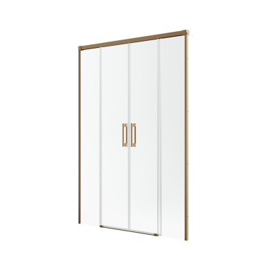 Radaway Idea DWD Brushed Copper dušo durys, skaidrus stiklas Radaway Idea DWD Brushed Copper dušo durys, skaidrus stiklas