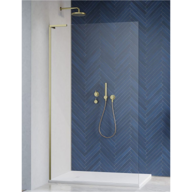 Radaway Modo SL Brushed Gold II nejudanti dušo sienelė Radaway Modo SL Brushed Gold II nejudanti dušo sienelė