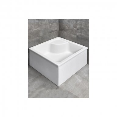 Radaway Naxos C gilus kampinis dušo padėklas 80x80cm Radaway Naxos C gilus kampinis dušo padėklas 80x80cm