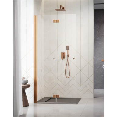 Radaway Nes Brushed Copper Walk-in KDD B dušo sienelė Radaway Nes Brushed Copper Walk-in KDD B dušo sienelė
