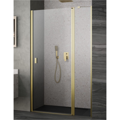 Radaway Nes Brushed Gold DWJ II dušo durys, skaidrus stiklas Radaway Nes Brushed Gold DWJ II dušo durys, skaidrus stiklas