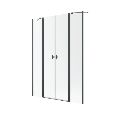Radaway NES Brushed GunMetal DWD II dušo durys Radaway NES Brushed GunMetal DWD II dušo durys