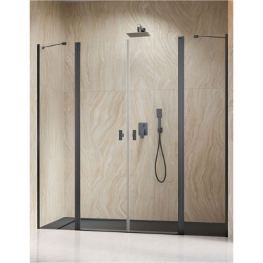 Radaway NES Brushed GunMetal DWD II dušo durys Radaway NES Brushed GunMetal DWD II dušo durys
