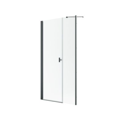 Radaway Nes Brushed GunMetal DWS dušo durys, skaidrus stiklas Radaway Nes Brushed GunMetal DWS dušo durys, skaidrus stiklas