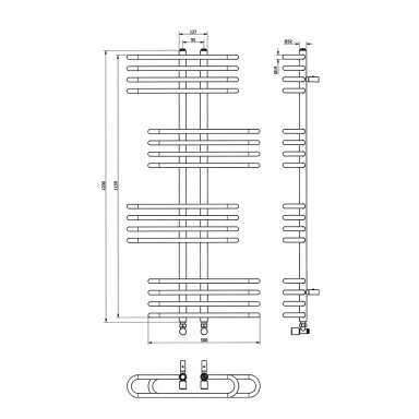 Rankšluosčių džiovintuvas Karag EDEN 120x50