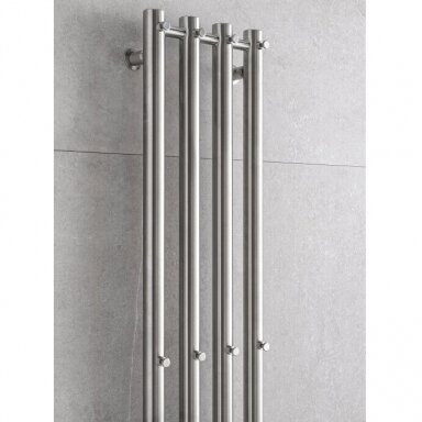 Rankšluosčių džiovintuvas PMH Rosendal 150x27cm nerūdijančio plieno spalvos