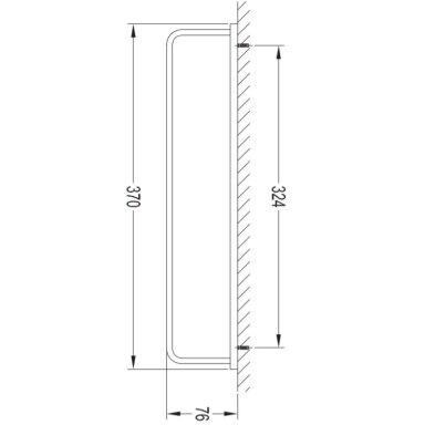Rankšluosčių kabykla Darling DA70230BL 370 mm Rankšluosčių kabykla Darling DA70230BL 370 mm
