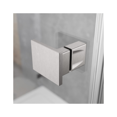 Radaway Essenza 8 Brushed Nickel KDJ kampinė dušo kabina, skaidrus stiklas 3 Radaway Essenza 8 Brushed Nickel KDJ kampinė dušo kabina, skaidrus stiklas 3