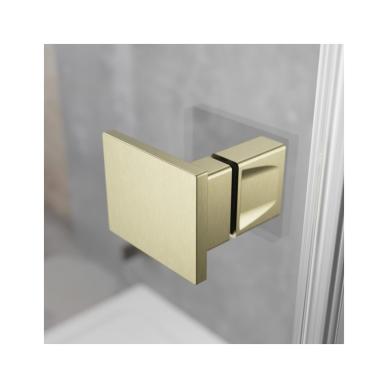 Radaway Essenza Brushed Gold DWJ dušo durys, skaidrus stiklas 4 Radaway Essenza Brushed Gold DWJ dušo durys, skaidrus stiklas 4