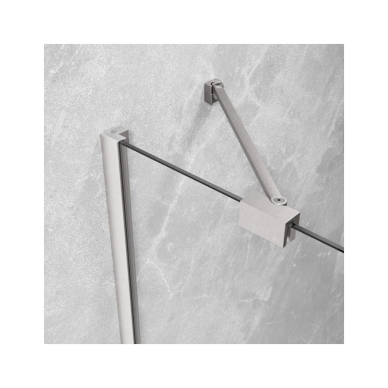 Radaway Essenza Brushed Nickel DWJ dušo durys, skaidrus stiklas 2