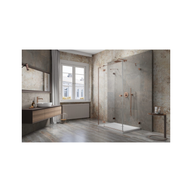 Radaway Essenza Pro Brushed Copper KDJ+S kampinė dušo kabina, skaidrus stiklas 1 Radaway Essenza Pro Brushed Copper KDJ+S kampinė dušo kabina, skaidrus stiklas 1