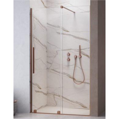 Radaway Furo Brushed Copper DWJ dušo durys, skaidrus stiklas Radaway Furo Brushed Copper DWJ dušo durys, skaidrus stiklas