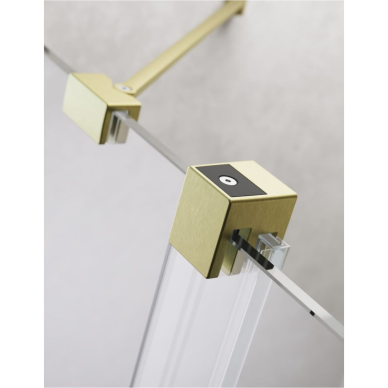 Radaway Furo Brushed Gold KDJ kampinė dušo kabina, skaidrus stiklas 2 Radaway Furo Brushed Gold KDJ kampinė dušo kabina, skaidrus stiklas 2