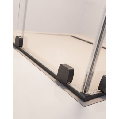 Radaway Furo Brushed GunMetal KDJ kampinė dušo kabina, skaidrus stiklas 3 Radaway Furo Brushed GunMetal KDJ kampinė dušo kabina, skaidrus stiklas 3