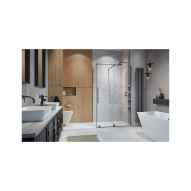 Radaway Furo Brushed GunMetal KDJ kampinė dušo kabina, skaidrus stiklas 1 Radaway Furo Brushed GunMetal KDJ kampinė dušo kabina, skaidrus stiklas 1