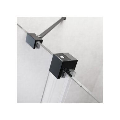 Radaway Furo SL Black KDD kampinė dušo kabina 2 Radaway Furo SL Black KDD kampinė dušo kabina 2