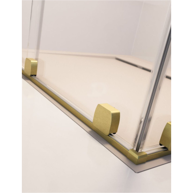 Radaway Furo SL Brushed Gold KDD kampinė dušo kabina 3
