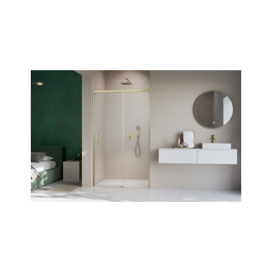 Radaway Idea 8 Brushed Gold DWJ dušo durys, skaidrus stiklas 1 Radaway Idea 8 Brushed Gold DWJ dušo durys, skaidrus stiklas 1