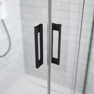 Radaway Idea Black PN DWJ vonios sienelė, skaidrus stiklas 5 Radaway Idea Black PN DWJ vonios sienelė, skaidrus stiklas 5
