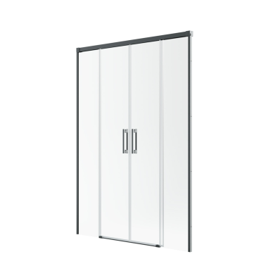 Radaway Idea DWD Brushed GunMetal dušo durys, skaidrus stiklas 1