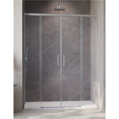 Radaway Idea DWD Brushed Nickel dušo durys, skaidrus stiklas 180 cm Radaway Idea DWD Brushed Nickel dušo durys, skaidrus stiklas 180 cm