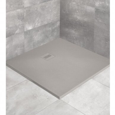 Radaway Kyntos C Cemento kvadratinis dušo padėklas