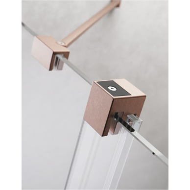 Radaway Modo New Brushed Copper II nejudanti dušo sienelė, skaidrus stiklas 2 Radaway Modo New Brushed Copper II nejudanti dušo sienelė, skaidrus stiklas 2