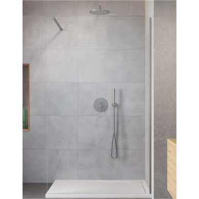 Radaway Modo New Brushed Nickel II nejudanti dušo sienelė, skaidrus stiklas Radaway Modo New Brushed Nickel II nejudanti dušo sienelė, skaidrus stiklas