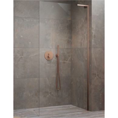 Radaway Modo SL Brushed Copper II nejudanti dušo sienelė Radaway Modo SL Brushed Copper II nejudanti dušo sienelė