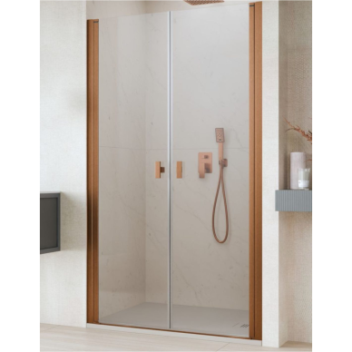 Radaway Nes Brushed Copper DWD I dušo durys, skaidrus stiklas Radaway Nes Brushed Copper DWD I dušo durys, skaidrus stiklas