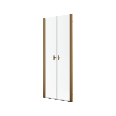 Radaway Nes Brushed Copper DWD I dušo durys, skaidrus stiklas 1 Radaway Nes Brushed Copper DWD I dušo durys, skaidrus stiklas 1