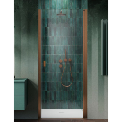 Radaway Nes Brushed Copper DWJ I dušo durys Radaway Nes Brushed Copper DWJ I dušo durys