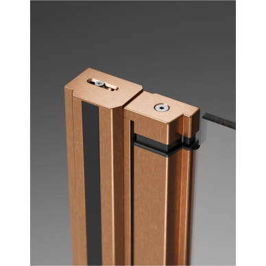 Radaway Nes Brushed Copper Walk-in KDD B dušo sienelė 2 Radaway Nes Brushed Copper Walk-in KDD B dušo sienelė 2