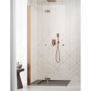 Radaway Nes Brushed Copper Walk-in KDD B dušo sienelė 1