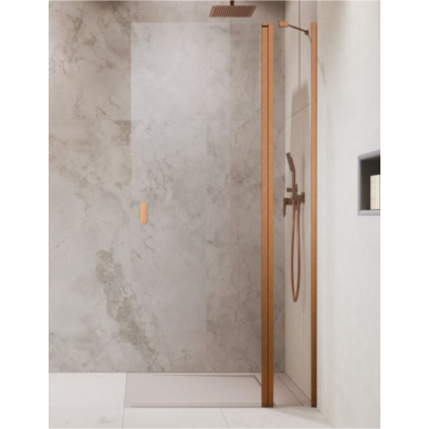 Radaway Nes Brushed Copper Walk-in KDD II dušo sienelė