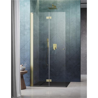 Radaway Nes Brushed Gold Walk-in KDD B dušo kabina Radaway Nes Brushed Gold Walk-in KDD B dušo kabina