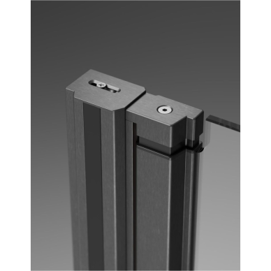 Radaway Nes Brushed Gun Metal Walk-in KDD B dušo kabina 2
