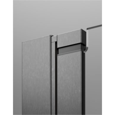 Radaway Nes Brushed Gun Metal Walk-in KDD II dušo kabina 4